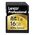 Lexar Professional 400X SDHC Secure Digital Class 10 UHS-I 16GB 16384 MB