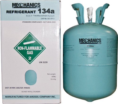 Global Parts, Auto R134A REFRIGERANT 30 lbs Tank R-134a, R134, R-134a On Sale