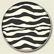 Zebra Print Auto Coaster, Single Coaster for Your Car
