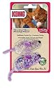 KONG Purple Mouse & Frosty Grey Mouse Catnip Toy, Cat Toy, 2/pack