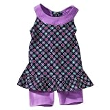 Toddler Girls' Circo® 2pc Tunic Short Set - Navy 2T