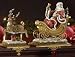 Set of 2 Joseph's Studio Santa Claus and Reindeer Christmas Stocking Holders