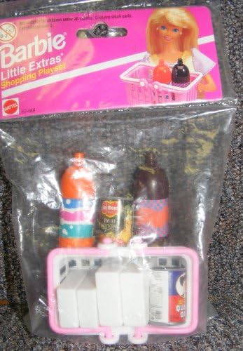 Barbie Little Extras- Shopping Playset Kitchen Littles 1995