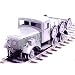 ■【ワールド工芸】旧陸軍 100式鉄道 牽引車組み立てキット...