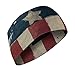 ZANheadgear HBL408 Unisex-Adult Headband (Brushed Elastane Patriot)(Multicolor, One Size)