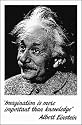 Albert Einstein - Personality Poster (Imagination Is More Important Than Knowledge) (Size: 24" x 36")