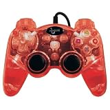 Playstation 3 Lava Glow Wired Controller without Rumble - Red
