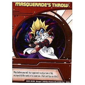 Bakugan Special Ability Trading Card Masquerade's Throw