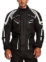 Roleff Racewear Chaqueta de Moto Motorrad (Negro)