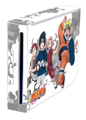 Shonen Jump Naruto Mists Skin for Nintendo Wii Console- Removable Reusable
