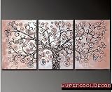 Modern Oil Painting on Canvas Stretched-framed - Wisdom Tree