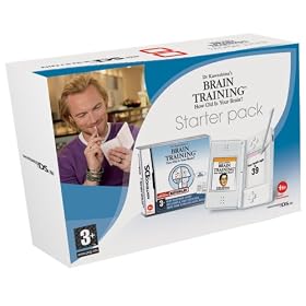 Nintendo DS Lite White Console with Brain Training (Nintendo DS)