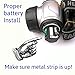 LifeSaverTools Water Resistant Headlamp with 7 Intense Bright LED Lights. 3 Power Levels with Mold & UV Resistant Adjustable 