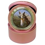 Limited Edition Violano Jewelry Case Travel Alarm Clock Draft Horse by Old Dog Tricks