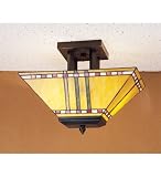 16L Prairie Corn Oblong Flushmount Ceiling Fixture