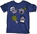 Popeye Happy Faces Light Navy T-Shirt Tee