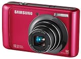Samsung PL55 Digitalkamera (12 Megapixel, 5-fach Zoom, 6,9 cm (2,7 Zoll) Display) red - 