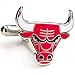 Chicago Bulls NBA Logo'd Executive Cufflinks w/Jewelry Box