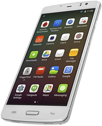 ECOO Aurora E04 5.5 inch IPS Screen Android OS 4.4 Smart Phone, MTK6752 Octa Core 1.7GHz, ROM: 16GB, RAM: 3GB, Support Bluetooth, WiFi, GPS, OTG, Fingerprint Identification, GSM & WCDM & FDD-LTE(White)