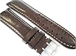 Invicta Brown Genuine Eel Skin 24mm Watch Strap IS242