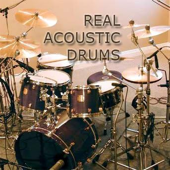 Real Acoustic Studio Drums Real - Huge Samples/groove Library on DVD