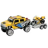 Hummer H2 and Motorcycle Trailer Set