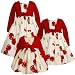 Bonnie Jean LITTLE GIRLS 4-6X 2-Piece RED WHITE CHERRY PRINT BUBBLE SKIRT Special Occasion Party Dress and Shrug/Jacket Set