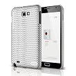 elago G4 Breathe Case for Galaxy Note - SF(Soft Feeling) Silver + HD Professional Extreme Clear film