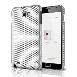 elago G4 Breathe Case for Galaxy Note - Soft Feeling Silver + HD Professional film(Compatible with at&t Only)