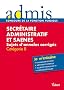 Secr�taire administratif et SAENES, sujets d'annales corroig�s Ecrit et oral cat�gorie B