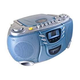 Music People Schoolmate CD Player Cassette Recorder AM FM Radio With 6 Headphone Jacks -... by VCOM