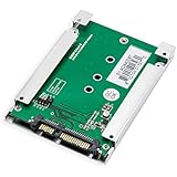 IO Crest (NGFF) M.2 SSD to SATA III 2.5" Enclosure Adapter Components SY-ADA40087