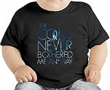 The Cold Never Bothered Me Anyway オーガニックベビーTシャツ 3-6 Months