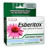 Enzymatic Therapy - Esberitox - Supercharged Echinacea - 200 Chew Tabs