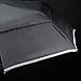 Arcadia Outdoors Vented Windproof Travel Umbrella with Reflective Edge - Black Auto Open/Close