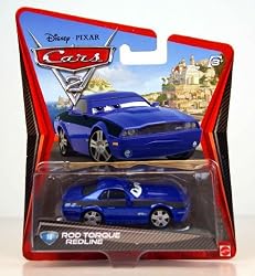 Disney / Pixar CARS 2 Movie 1:55 Die Cast Car #16 Rod Torque Redline