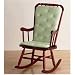 Heavenly Soft Adult Rocking Chair Cushion - color: Ecru