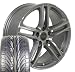 Wheel1x - 18" Fits Audi - R8 Style Replica wheels tires - Silver 18x8