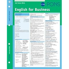 PONS English for Business auf einen Blick