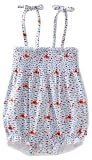 Zutano Baby-girls Infant Crabby Bubble Bodysuit, White, 6 Months