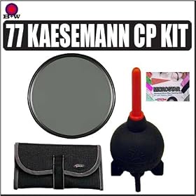 B + W 77mm Kaesemann Circular Polarizer Coated Glass Filter KIT For Nikon 85mm f/1.4D AF Nikkor