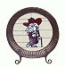 Mississippi Rebels - Ole Miss Stained Glass Charger Lamp NCAA College Athletics