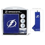 Tampa Bay Lightning Golf Towel with Golf Balls Gift Set