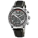 Men's Capeland New XL Automatic Chronograph Grey Dial Black Leather