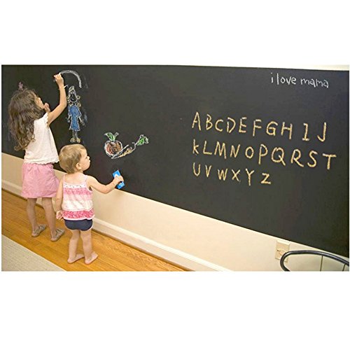 HITOP 45*200 cm Durable Wall Planner Removable Chalkboard Wall Decal with 6 Chalks