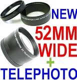 ~52mm Wide Angle + 52mm Telephoto lens Kit! ~ INCLUDES Lens bags! For Nikon D40 D50 D60 D70 D80 D40X and ANY lens with 52mm filter thread! 51nyVZ7 IGL. SL160 ~52mm Wide Angle + 52mm Telephoto lens Kit! ~ INCLUDES Lens bags! For Nikon D40 D50 D60 D70 D80 D40X and ANY lens with 52mm filter thread!