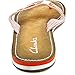 Clarks Flo Cherrymore Open Toe Canvas Thong Sandal