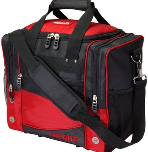 Ebonite Impact Single Bowling Bag- Black/Red