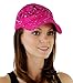 Women's Lace Glitter Sequin Baseball Hat Cap