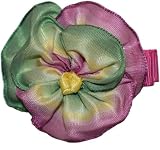Posies Accessories Pansy 2 Hair Clippie Garden Rose Green